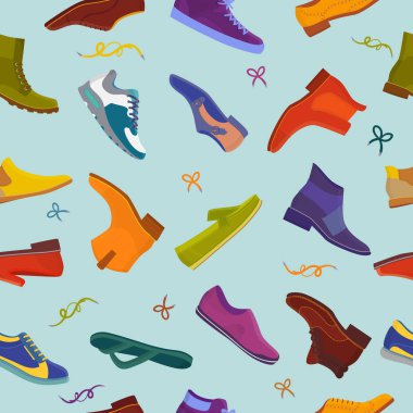 Adam ayakkabı vektör erkek bot ve klasik deri ayakkabı ya da moda Çoraplar veya bootee erkekler resimde kümesi n ayak-dişli Ayakkabı Ayakkabı bağın shoeshop Dikişsiz desen arka planda ile için