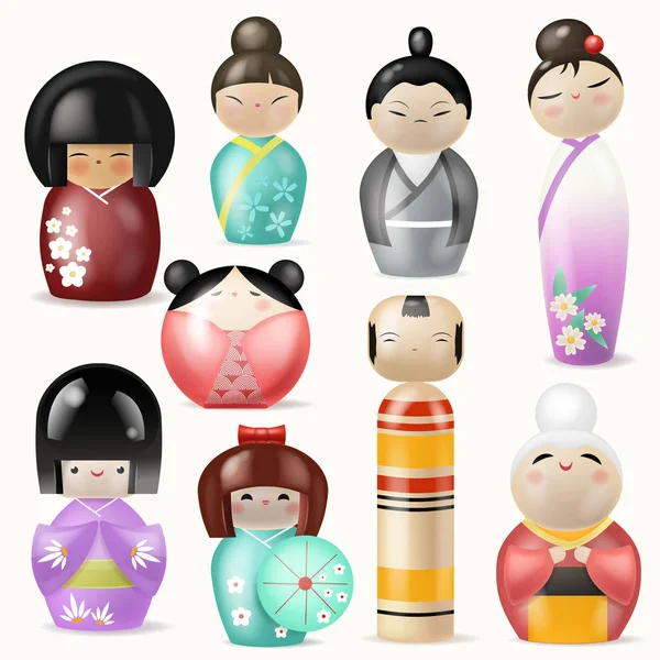 Kokeshi Dollストックベクター ロイヤリティフリーkokeshi Dollイラスト ページ 6 Depositphotos