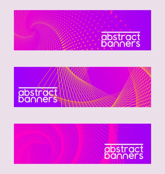 Abstracte collectie set van banners, brochures vector illustratie. Minimalistisch design, creatief concept, moderne achtergrond. Geometrische element. Kleurrijke heldere rechthoeken. — Stockvector