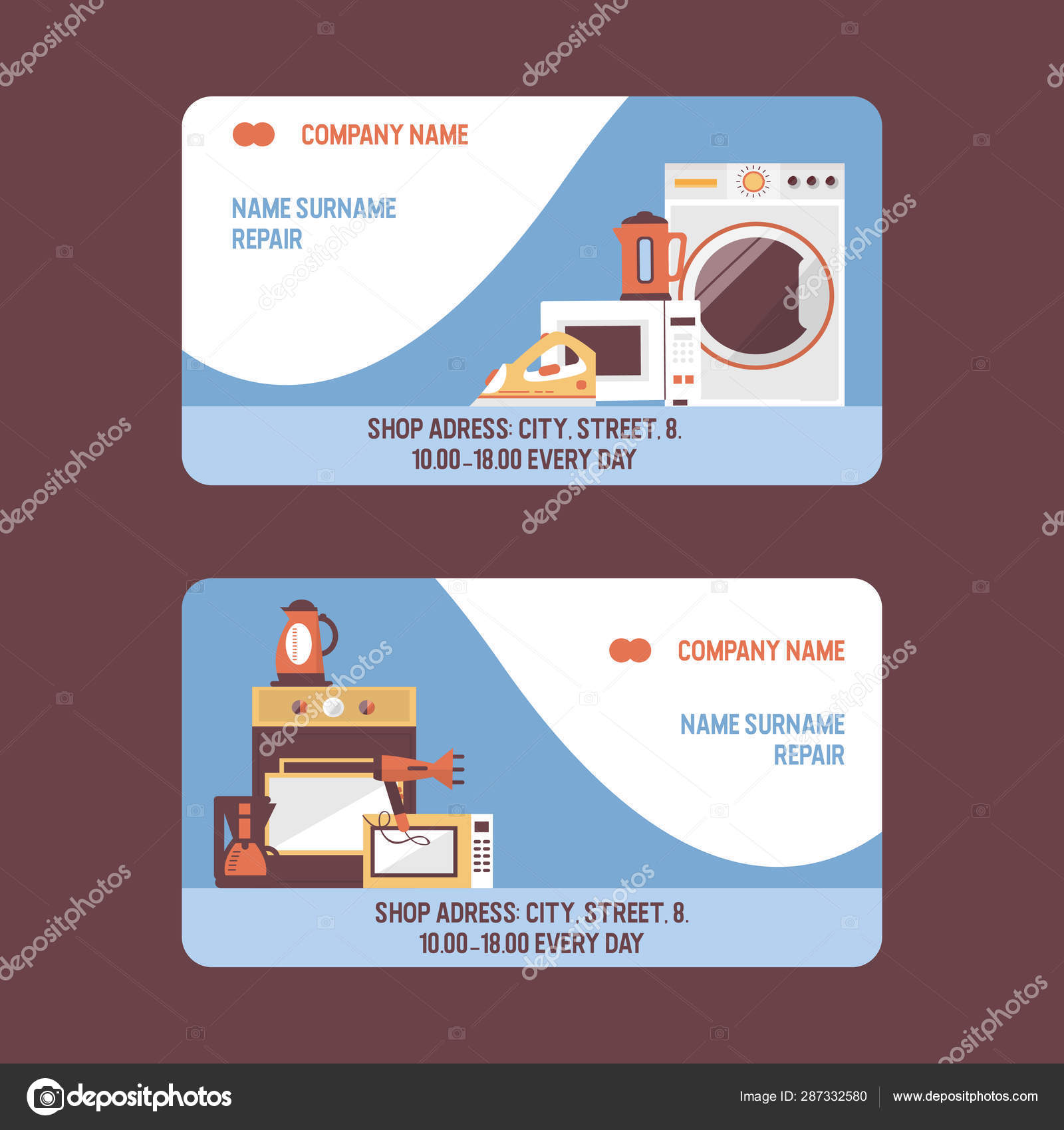 Service Repairment Vector Visiting Card Repair Of Household Appliances Washing Machine Stove Iron Kettle Repairing Services Concept Business Card Template Stock Vector Image By C Luplupme Gmail Com Service Repairment Vector Visiting Card Repair Of Household Appliances Washing Machine Stove Iron Kettle Repairing Services Concept Business Card Template Stock Vector Image By C Luplupme Gmail Com