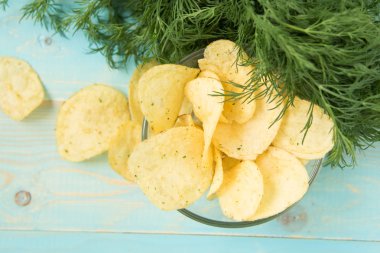 Ev yapımı patates cipsi