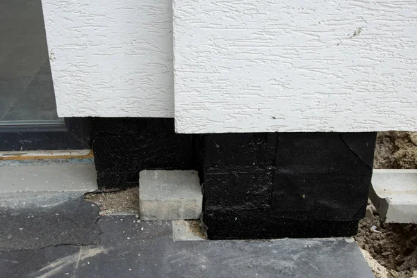 地下室壁の防水コンクリート — ストック写真