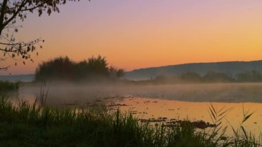 Şafak Gölü timelapse Gölü, peyzaj, su, duman