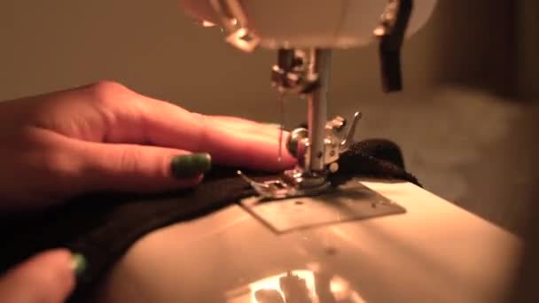 缝纫机, 裁缝 — 图库视频影像
