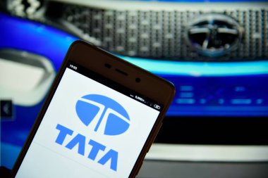 Tata logosu akıllı telefon ekranında görüldü