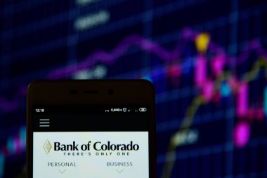 Akıllı telefonda Colorado logo Bankası