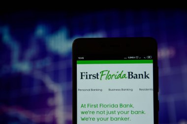 Akıllı telefonda görülen ilk Florida Bankası logosu
