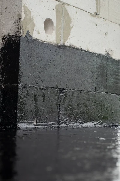 테라스는 방수가 잘 되는 벽토로 덮여 있다 — 스톡 사진