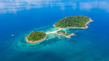 Koh Nang Yuan Adası, Koh Nangyuan, Surat Thani, Tayland.