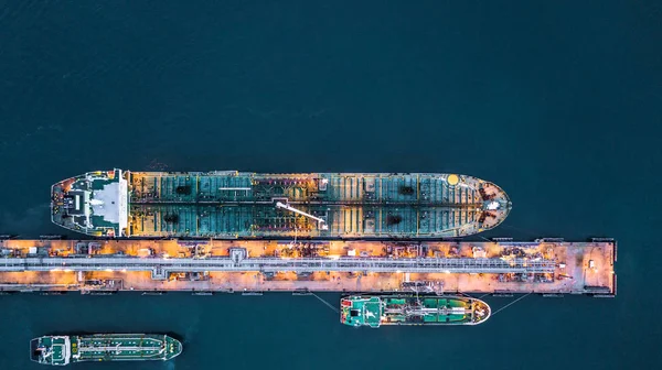 Limanda Hava Görünümünü Terminal Depolama Petrol Petrokimya Ürünleri Daha Fazla — Stok fotoğraf