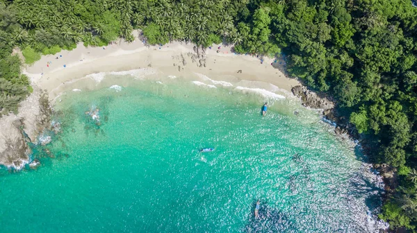 Vista Aérea Playa Phuket Phuket Tailandia Vista Aérea Playa Tropical — Foto de Stock