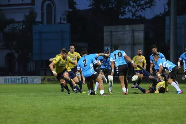 Timisoara, Romanya'da rugby yarışması. — Stok fotoğraf