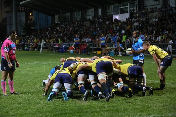 Timisoara, Romanya'da rugby yarışması. — Stok fotoğraf