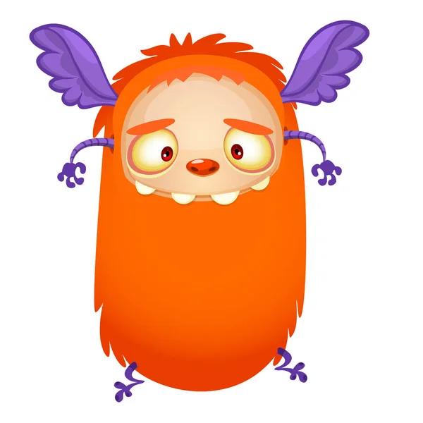 Funny cartoon monster. Vector illustration for Halloween — Stock Vector