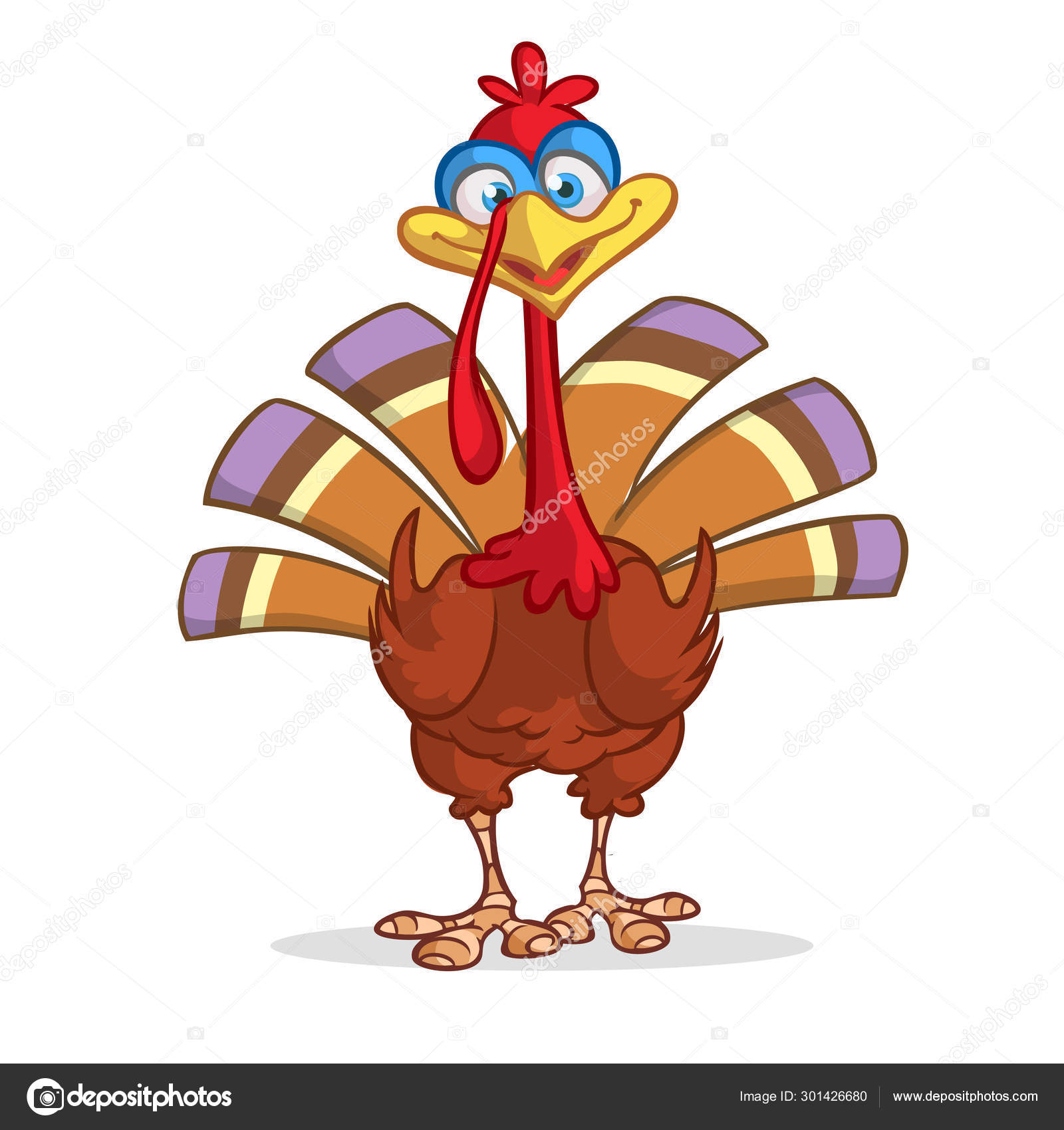 Cartoon funny turkey character for Thanksgiving Stock Vector Image by © #301426680 Cartoon funny turkey character for Thanksgiving Stock Vector Image by © #301426680