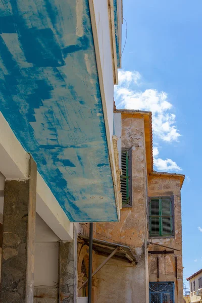 Traditional Architecture Walled Old Medieval City Famagusta Island Cyprus Portrait — Stock Photo, Image