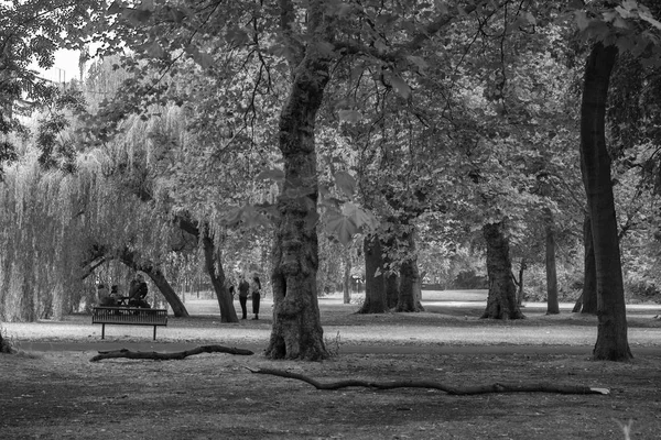 Manchester Reino Unido Julio 2018 Escena Atmosférica Whitworth Park Manchester — Foto de Stock