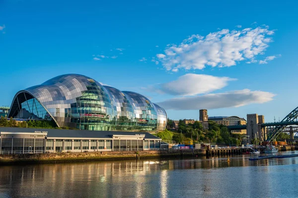 Newcastle Inglaterra Julio 2018 Sage Gateshead Sala Conciertos Newcastle Gateshead — Foto de Stock