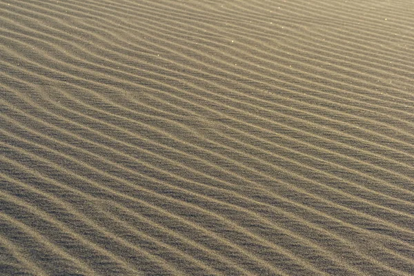 Textura Ondulada Arena Las Dunas Mesquite Flat Sand Del Parque —  Fotos de Stock