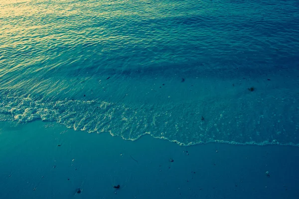 Paysage Marin Relaxant Avec Large Horizon Ciel Mer Avec Coucher — Photo