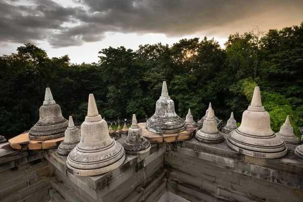 Templo Budista Pagoda Arenisca Templo Kung Roi Tailandia — Foto de Stock