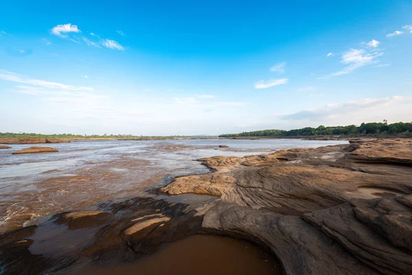 Sam Pun Bok Tailandia Gran Cañón Sam Phan Bok Ubon —  Fotos de Stock