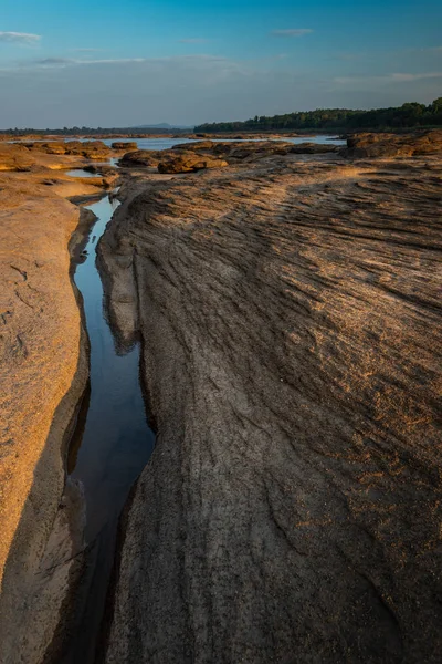 Sam Pun Bok Tailandia Gran Cañón Sam Phan Bok Ubon — Foto de Stock