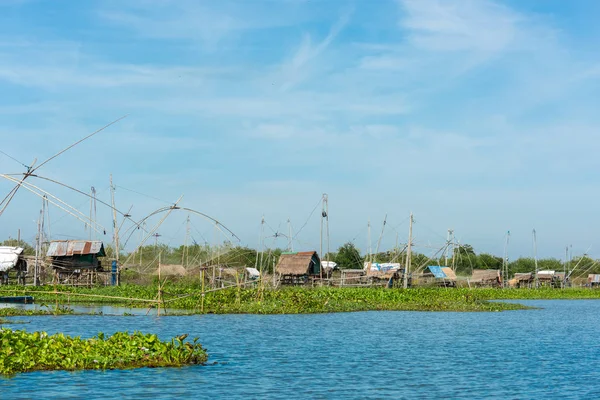 Village Pêcheurs Thaïlande Avec Certain Nombre Outils Pêche Appelés Yok — Photo