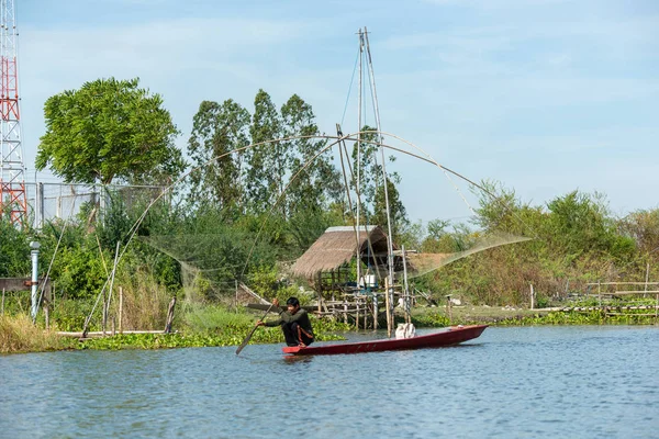 Village Pêcheurs Thaïlande Avec Certain Nombre Outils Pêche Appelés Yok — Photo