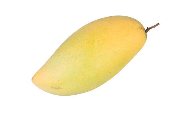 Heerlijke rijpe mango fruit, mango op witte achtergrond. — Stockfoto