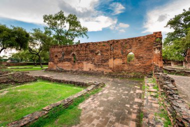 Tayland 's Temple - eski pagoda adlı Wat Phra Sri Sanphet, Ayutthaya Historical Park, Tayland