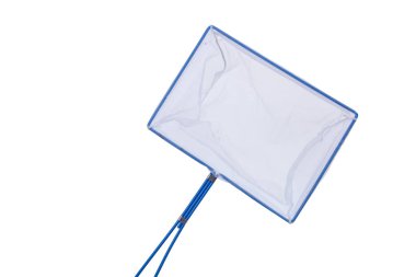 beyaz arka plan üzerinde izole kevgir. Mavi kevgir, kırpma ile