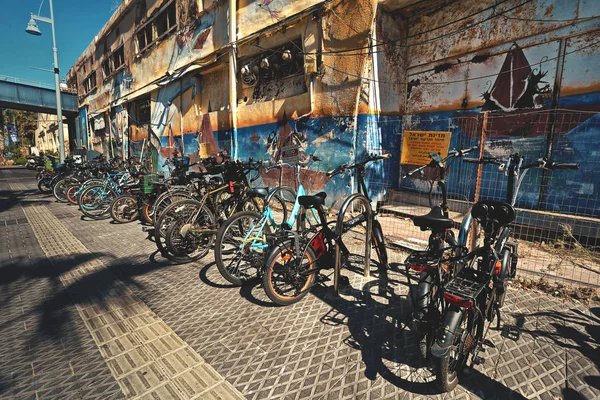 Tel Aviv Israël Octobre 2017 Fragment Remblai Dans Vieux Port — Photo