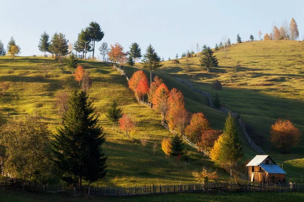 루마니아어 언덕에 다운가 색상입니다 화려한가 — 스톡 사진