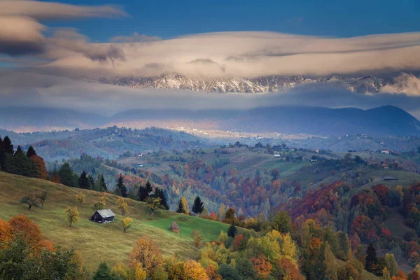 Herbstlandschaft Transsilvanien — Stockfoto