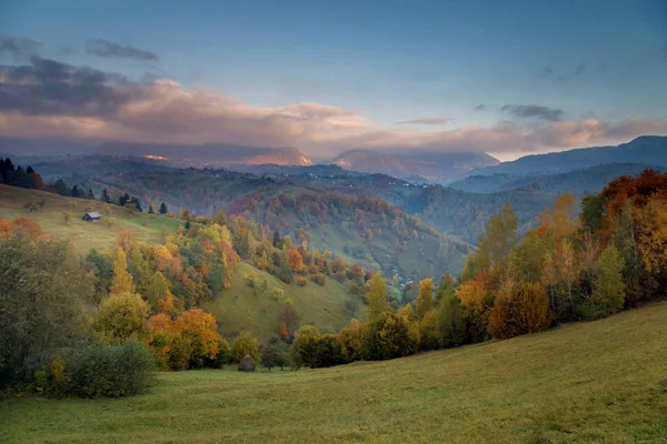 Paisagem Outono Transilvânia — Fotografia de Stock