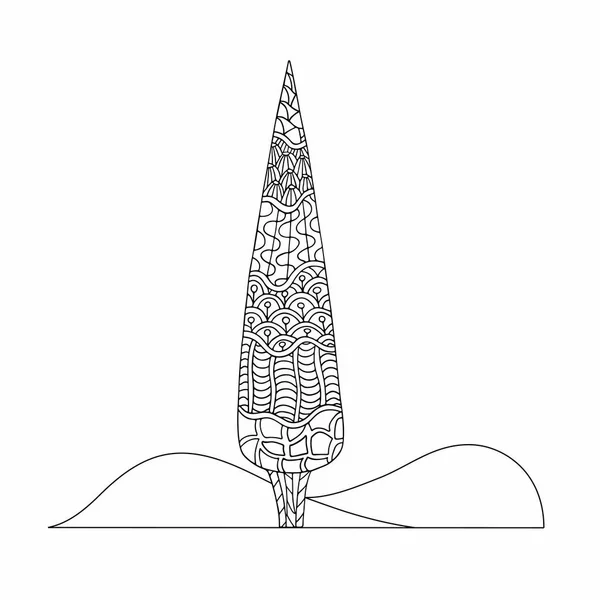 Elementos de doodle abstrato contorno desenhado à mão peças de xadrez  esboço estilo de design vetorial isolado