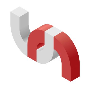 Soyut eğri vektör şekli teknolojik gelişimi, Nanoteknoloji bileşen anımsatan. Bilimsel kurum, Araştırma Merkezi, laboratuar, kayma paradox izometrik marka