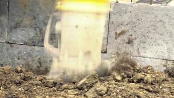 Jumping Jack Kompaktör Titreşimli Blower Mekanik Atlama Sıkıştırma Makineleri Makineleri — Stok video
