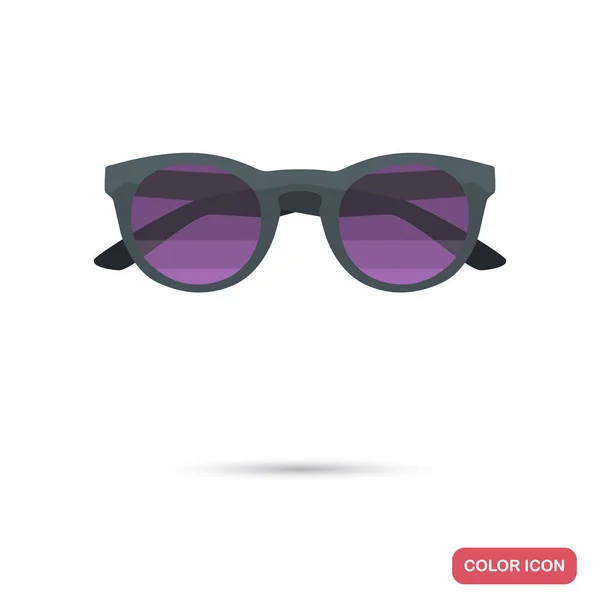 Sunglasses color flat icon for web and mobile design — Stock Vector