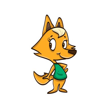 köpek karikatür renkli komik hayvan