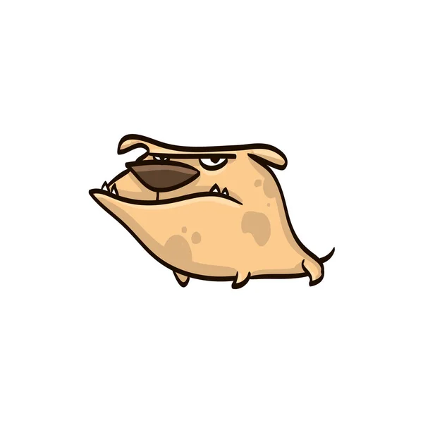 犬漫画のカラフルな面白い動物 — ストックベクタ