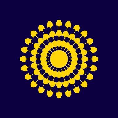 Güneş vektör simgesi. Güneş ikonu sembolü. Güneş ikonu görüntüsü. Yaz ikonu resmi. Grafik çizimi. Düz sarı güneş ikonu. izole edilmiş