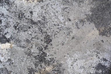 Eski dokulu gri çimento duvar parçası, yakın çekim