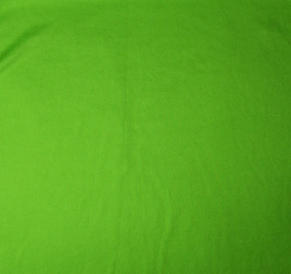 Tessuto Morbido Elasticizzato Verde Pieno Telaio Primo Piano — Foto Stock