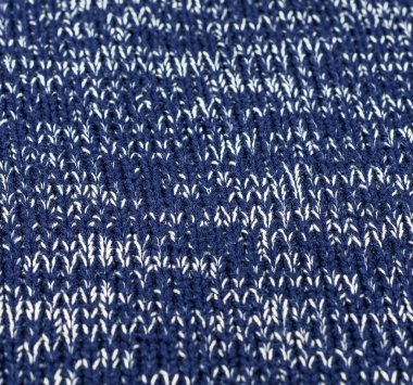 rengarenk mavi örme kumaş, seçici odak, yakın çekim