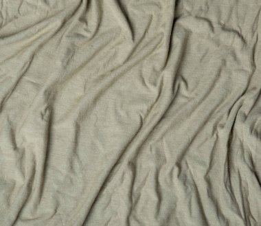 yeşil buruşmuş pamuk yumuşak kumaş, tam çerçeve