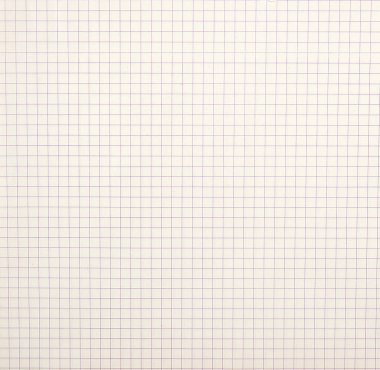 bir hücrede okul not defteri sayfası, tam kare