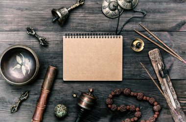 meditasyon ve alternatif tıp için dini müzik aletleri
