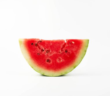 siyah tohum ile kırmızı taze karpuz kesilmiş 